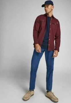 Jack & Jones Jjesheridan L S Noos - Overhemd - Port Royale -Jack & Jones bbb1570987f240418d5dd2dd12661246