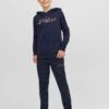 Jack & Jones Junior Jjmiles Hood Jnr - Sweater - Navy Blazer