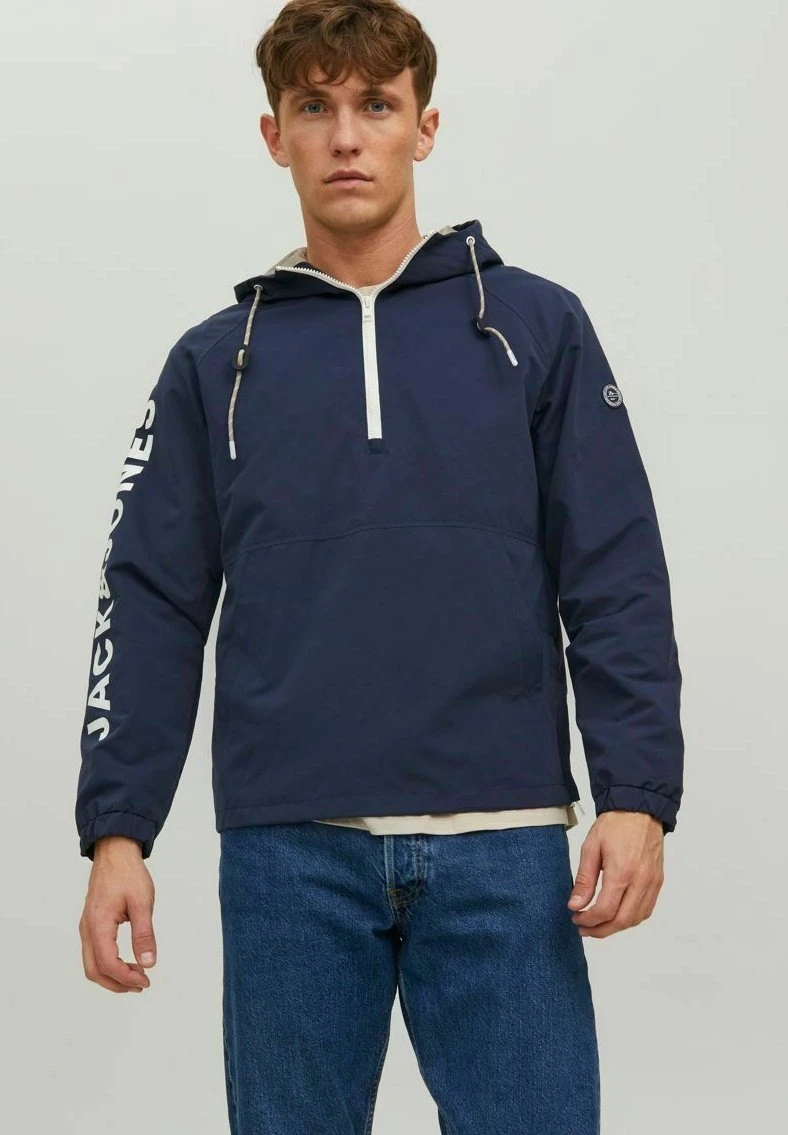 Jack & Jones Anorak Klassischer - Windjack - Navy Blazer 1 Jack & Jones Anorak Klassischer - Windjack - Navy Blazer