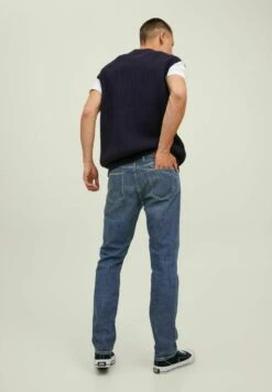 Jack & Jones Straight Leg Jeans - Blue Denim -Jack & Jones be193f2740b644478c80da0a58a1bd2b