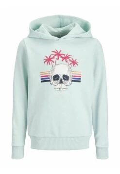 Jack & Jones Junior Totenkopf - Hoodie - Pale Blue
