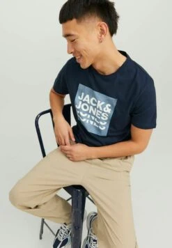 Jack & Jones Klassisches - T-Shirt Print - Navy Blazer -Jack & Jones c0d346cab98c40a882b370be02707e4b