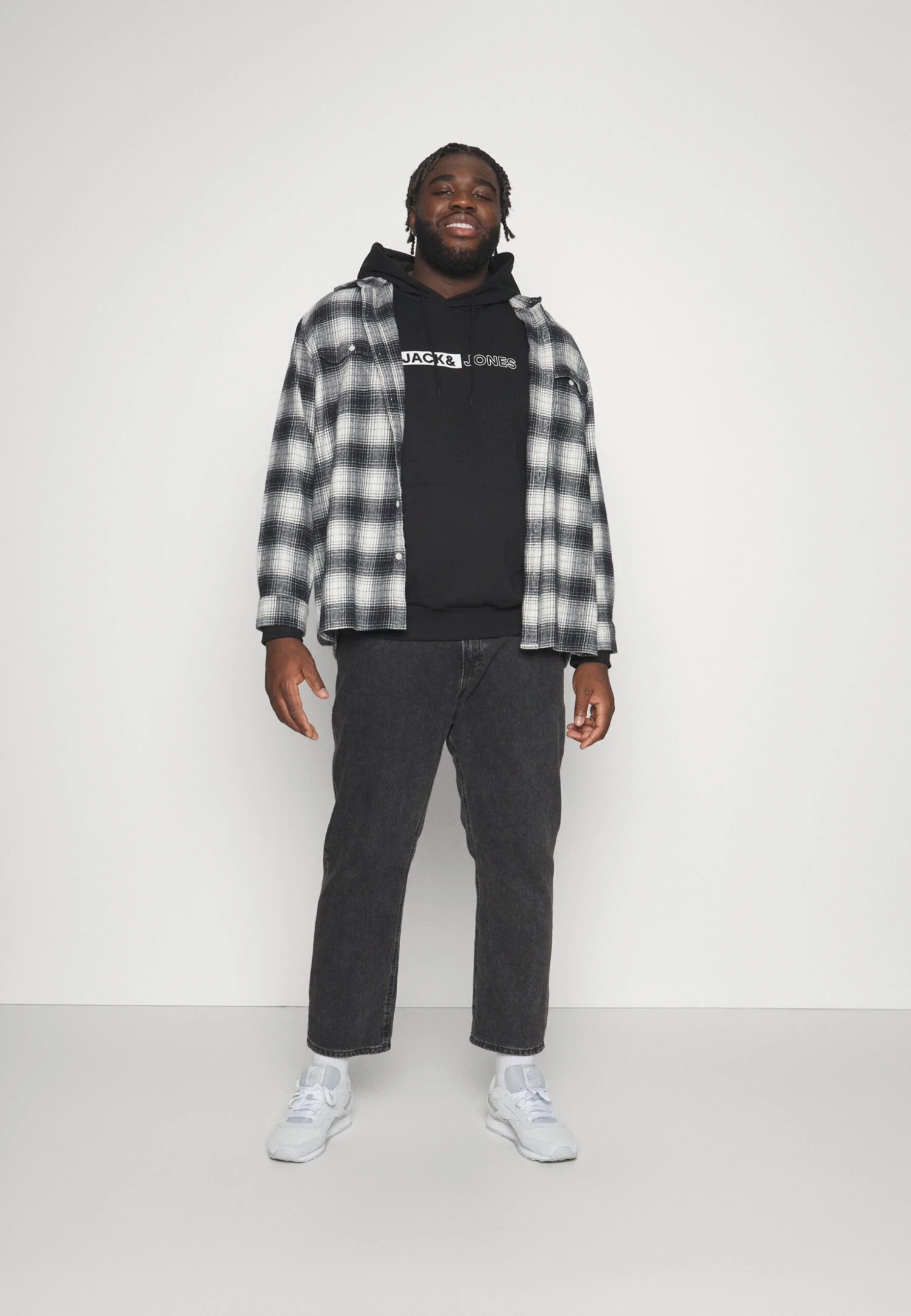 Jack & Jones Jjneo Hood - Sweater - Black 2 Jack & Jones Jjneo Hood - Sweater - Black - Afbeelding 2