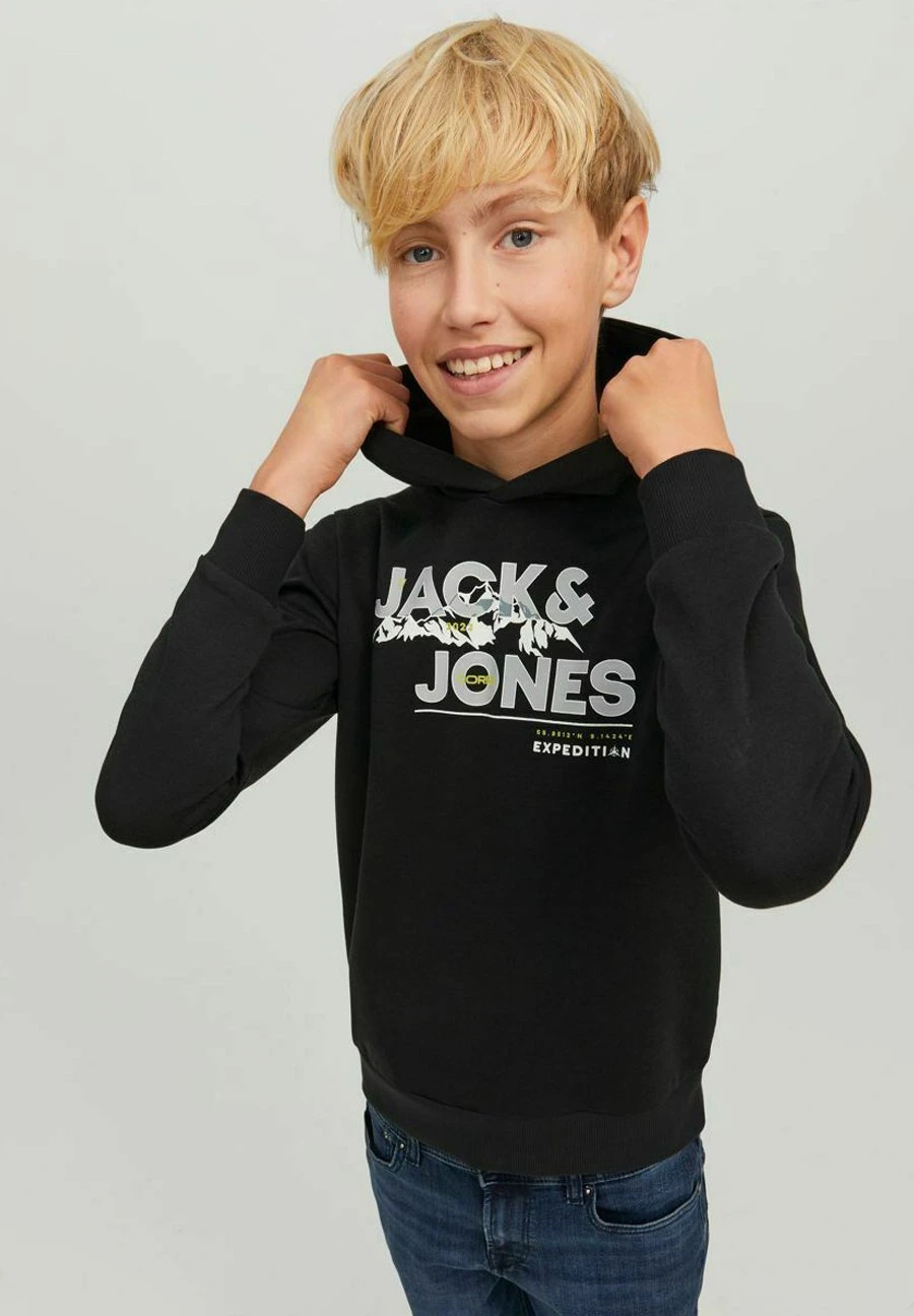 Jack & Jones Junior Hoodie - Black 7 Jack & Jones Junior Hoodie - Black - Afbeelding 7