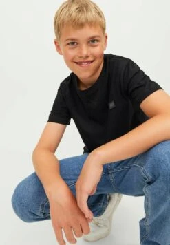 Jack & Jones Junior Crew Neck - T-Shirt Basic - Black -Jack & Jones c428167275be42cb976d9c3cf0ea766a