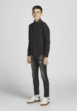 Jack & Jones Junior Jewestern Sheridan - Overhemd - Black Denim