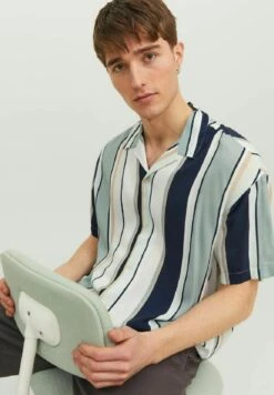 Jack & Jones Gestreiftes - Overhemd - Slate Gray -Jack & Jones c4ee2b0e0b3343b3a6d88cc5a14fd1f2