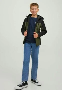 Jack & Jones Junior Schlichtes - T-Shirt Print - Navy Blazer