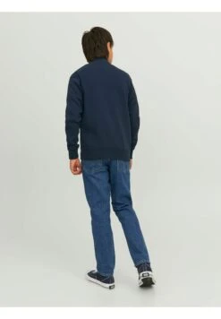 Jack & Jones Junior High Neck - Sweater Met Rits - Navy Blazer 9 Jack & Jones Junior High Neck - Sweater Met Rits - Navy Blazer -Jack & Jones c5459437063c4c4c818a957d3cbbd4e7