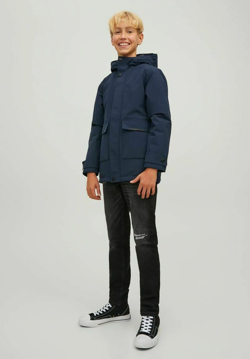 Jack & Jones Junior Dehnbare - Winterjas - Navy Blazer 1 Jack & Jones Junior Dehnbare - Winterjas - Navy Blazer