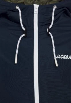 Jack & Jones Jjerush Blocking Hood - Lichte Jas - Blau -Jack & Jones c85c5a8e24db49159a15fc030a0550ac