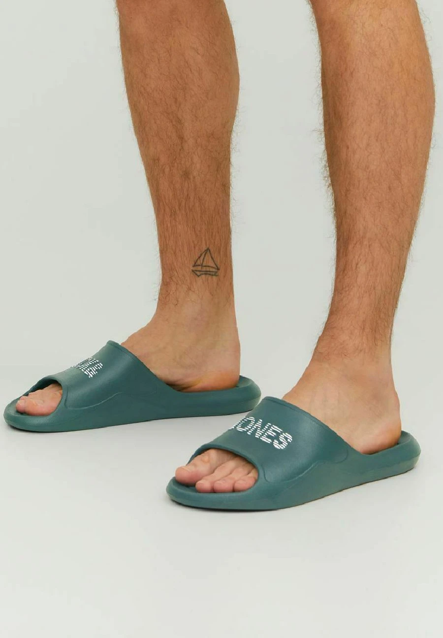 Jack & Jones Jfwgarrix Moulded Slider - Badslippers - Trekking Green 1 Jack & Jones Jfwgarrix Moulded Slider - Badslippers - Trekking Green