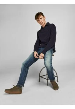 Jack & Jones Jjimike Jjdavis BlNoos - Slim Fit Jeans - Blue Denim -Jack & Jones ca75481779964c928bd4e3c7b206aeb6