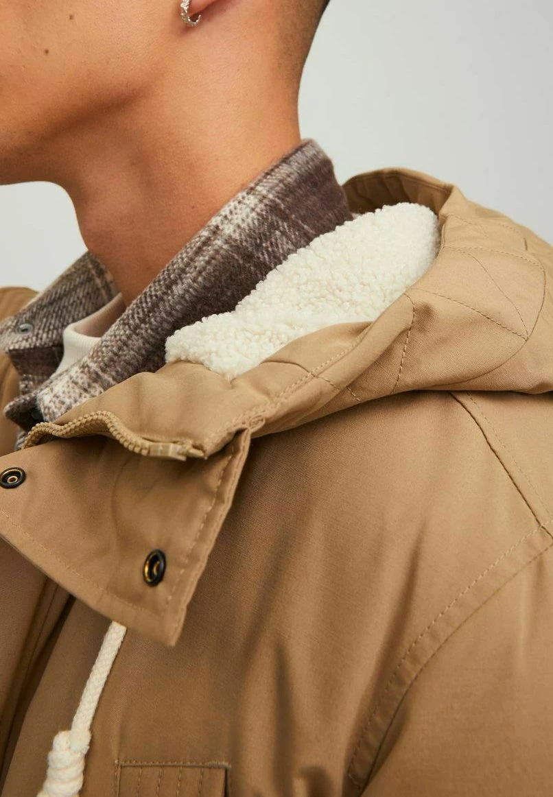 Jack & Jones Jjemash Teddy - Winterjas - Elmwood 4 Jack & Jones Jjemash Teddy - Winterjas - Elmwood - Afbeelding 4