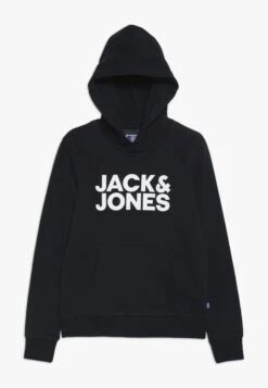 Jack & Jones Junior Jjecorp Logo- Hoodie - Navy Blazer