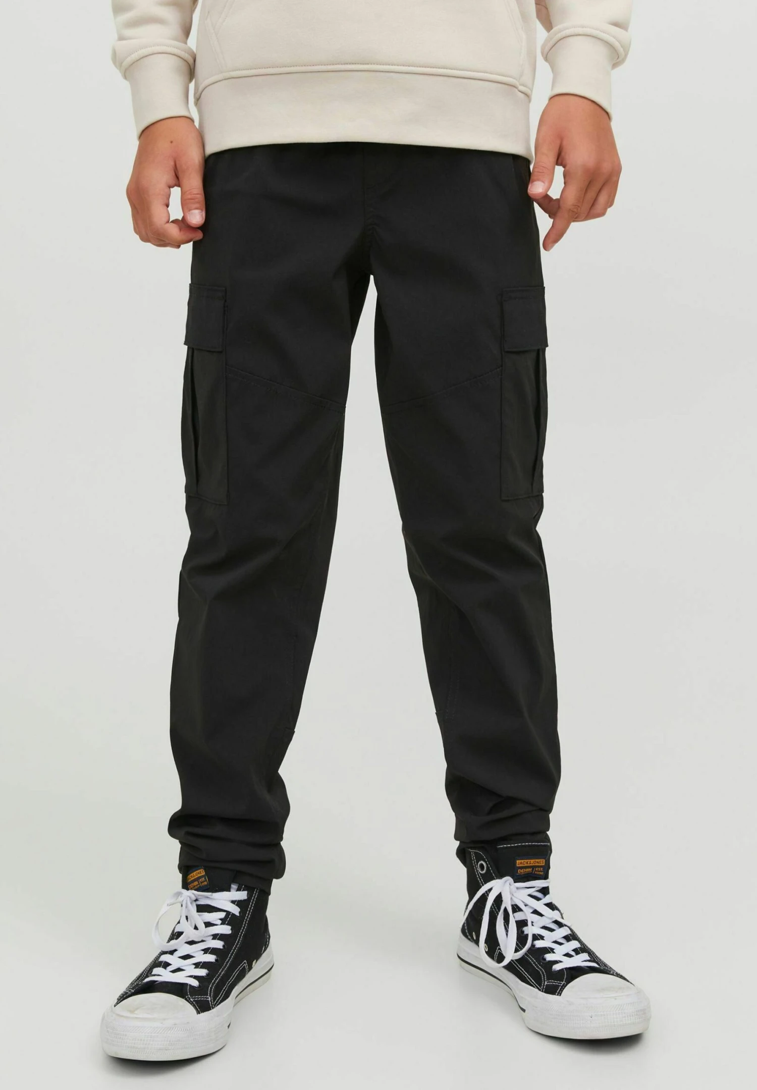 Jack & Jones Junior Karl Brooks - Cargobroek - Black 2 Jack & Jones Junior Karl Brooks - Cargobroek - Black - Afbeelding 2
