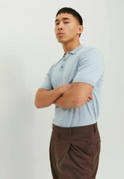 JACK&JONES Premium Kurzärmeliges - Poloshirt - Niagara Mist -Jack & Jones cceb71557cdc411cbf62a6caeea8d2df