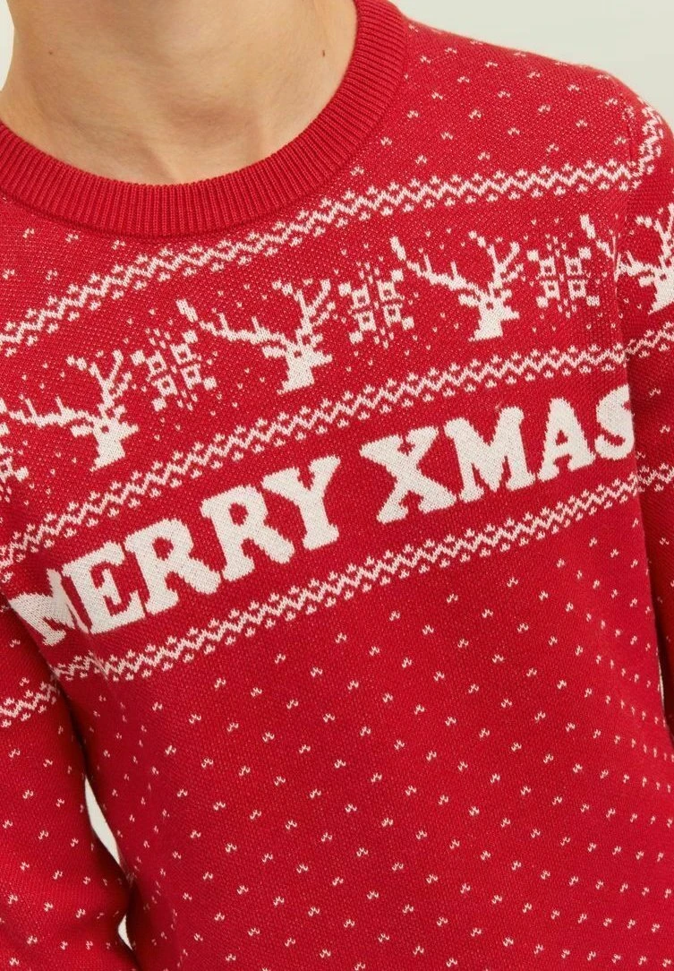 Jack & Jones Junior Xmas - Trui - Scarlet Sage 4 Jack & Jones Junior Xmas - Trui - Scarlet Sage - Afbeelding 4