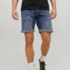 Jack & Jones Jjichris Jjwood Ge 711 Sn - Jeansshort - Blue Denim