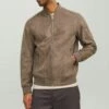 Jack & Jones Jjrocky Fs - Imitatieleren Jas - Brown