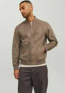 Jack & Jones Jjrocky Fs - Imitatieleren Jas - Brown