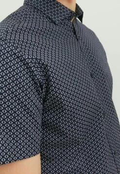 JACK&JONES Premium Premium Kurzarm Print - Overhemd - Navy Blazer 11 JACK&JONES Premium Premium Kurzarm Print - Overhemd - Navy Blazer -Jack & Jones d0fca01ae1bb4fe083f780c1ee482d49