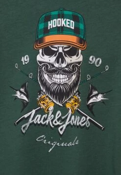 Jack & Jones Junior Jorcaptain Captain Crew Neck- Longsleeve - Trekking Green -Jack & Jones d1daea1d08ec4eddba99bf68d58d6212