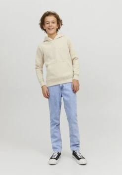 Jack & Jones Junior Jjiclark Jjoriginal- Straight Leg Jeans - Blue Denim