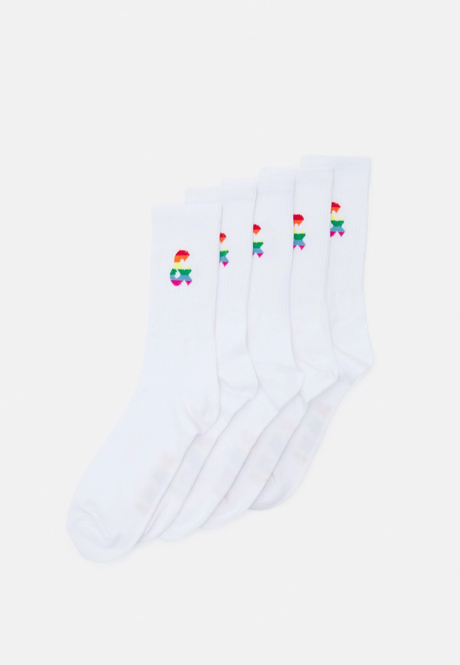Jack & Jones Jacpride Tennis Socks 5 Pack - Sokken - White 1 Jack & Jones Jacpride Tennis Socks 5 Pack - Sokken - White