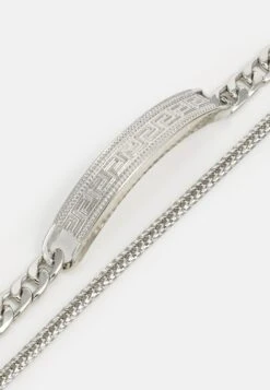 Jack & Jones Jacplate 2 Pack Unisex - Armband - Silver-Coloured -Jack & Jones d3a7aa785f3442e9ba9f13492c5c86e9