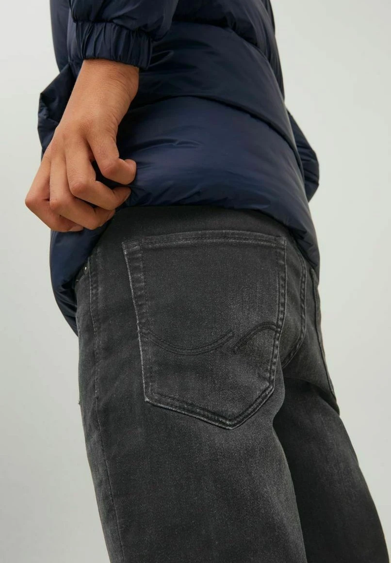 Jack & Jones Junior Glenn Icon Indigo - Slim Fit Jeans - Black Denim 4 Jack & Jones Junior Glenn Icon Indigo - Slim Fit Jeans - Black Denim - Afbeelding 4