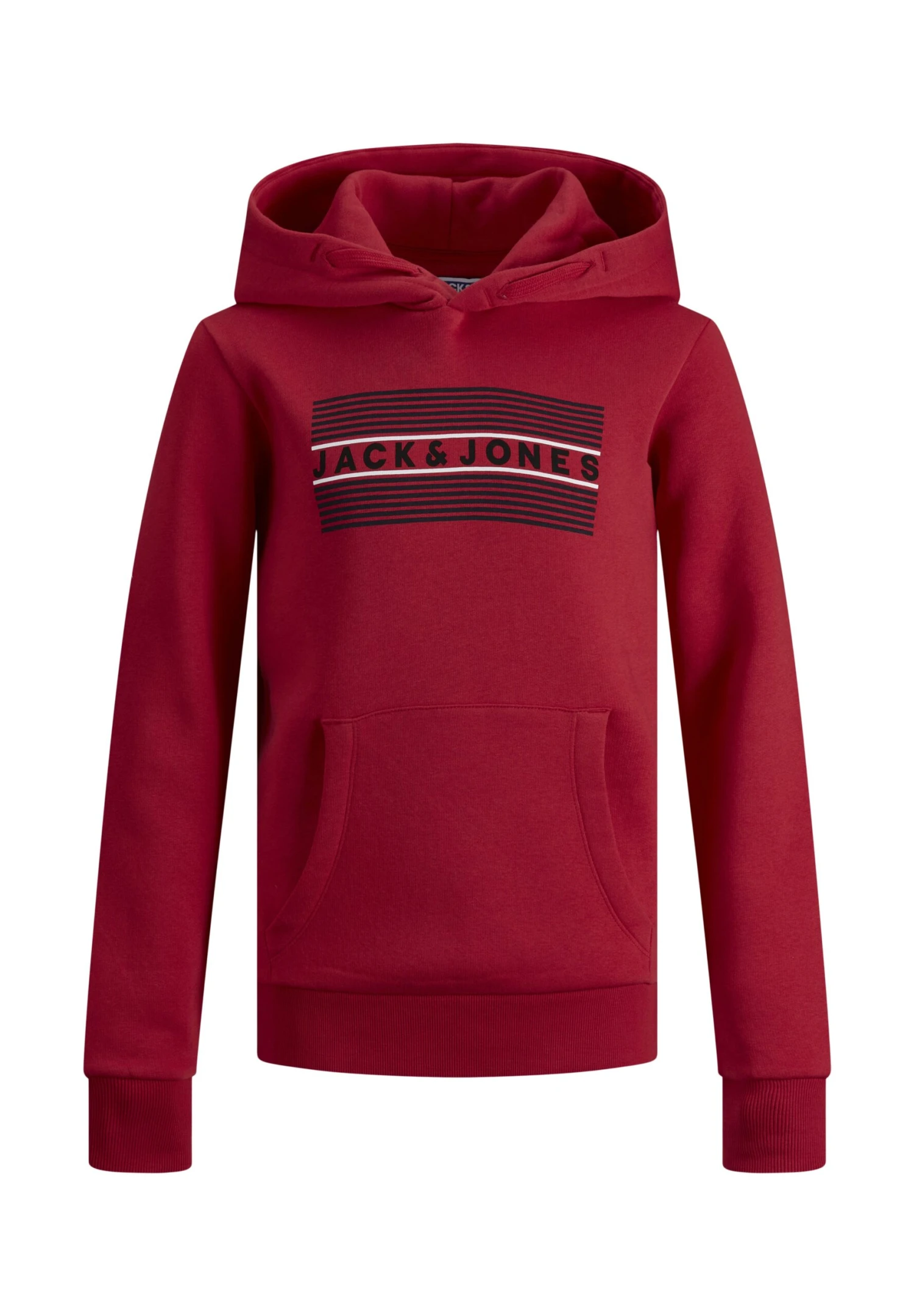 Jack & Jones Junior Jjecorp Logo- Hoodie - True Red 6 Jack & Jones Junior Jjecorp Logo- Hoodie - True Red - Afbeelding 6
