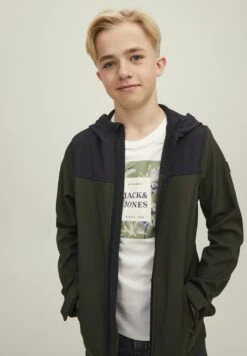 Jack & Jones Junior Jjemarvin Hood- Jas - Rosin -Jack & Jones d7fa52fda7f2427f93c6a5fb66882f31