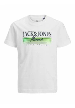 Jack & Jones Junior Crew Neck - T-Shirt Print - Bright White -Jack & Jones d8c4405be5ce46198c94fde6ab21e3c8
