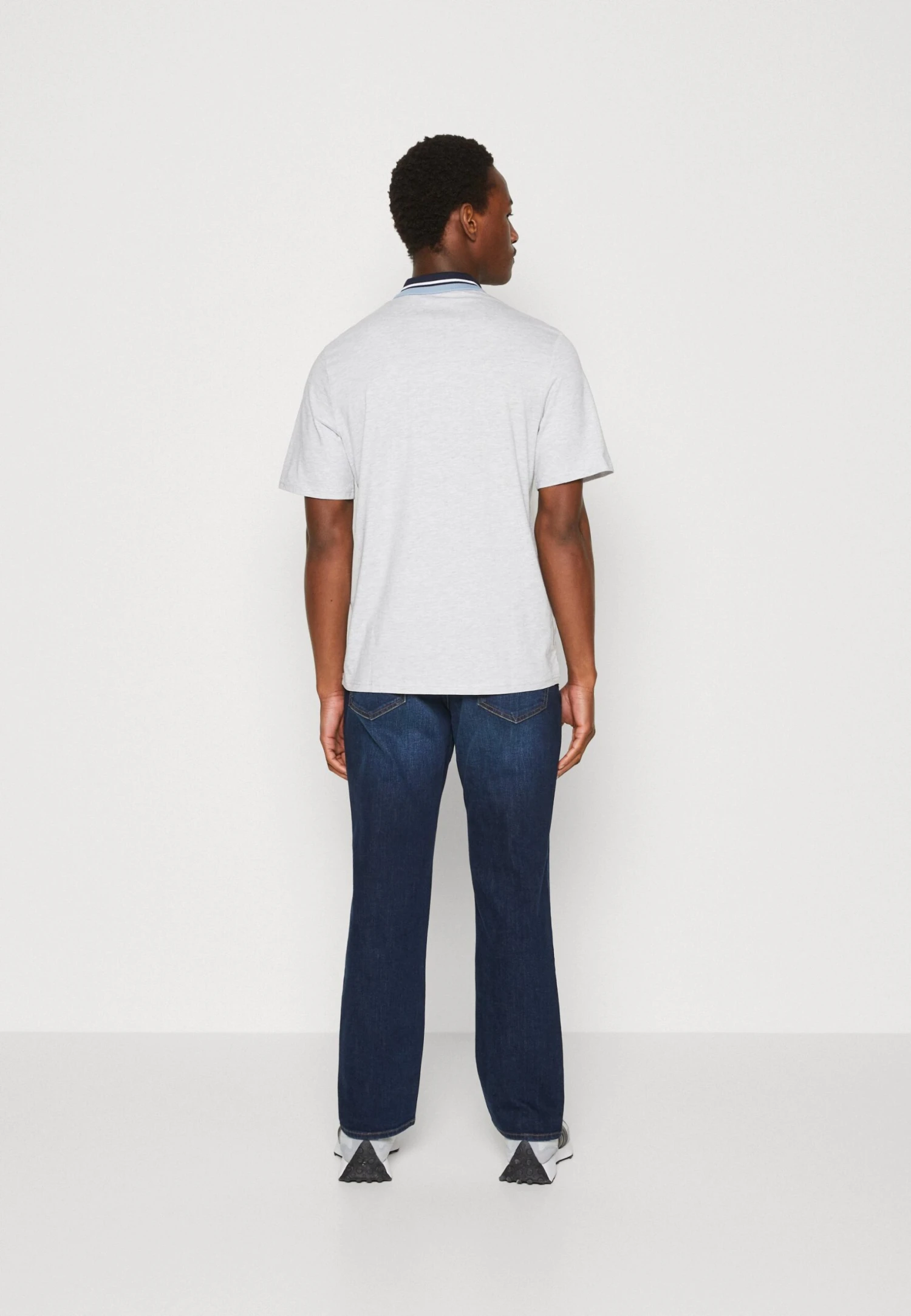 Jack & Jones Jcologan - Poloshirt - Light Grey Melange 3 Jack & Jones Jcologan - Poloshirt - Light Grey Melange - Afbeelding 3