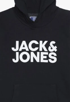 Jack & Jones Junior Jjecorp Logo- Hoodie - Navy Blazer -Jack & Jones d9dea4b2d08941f49a03cbc34920662d