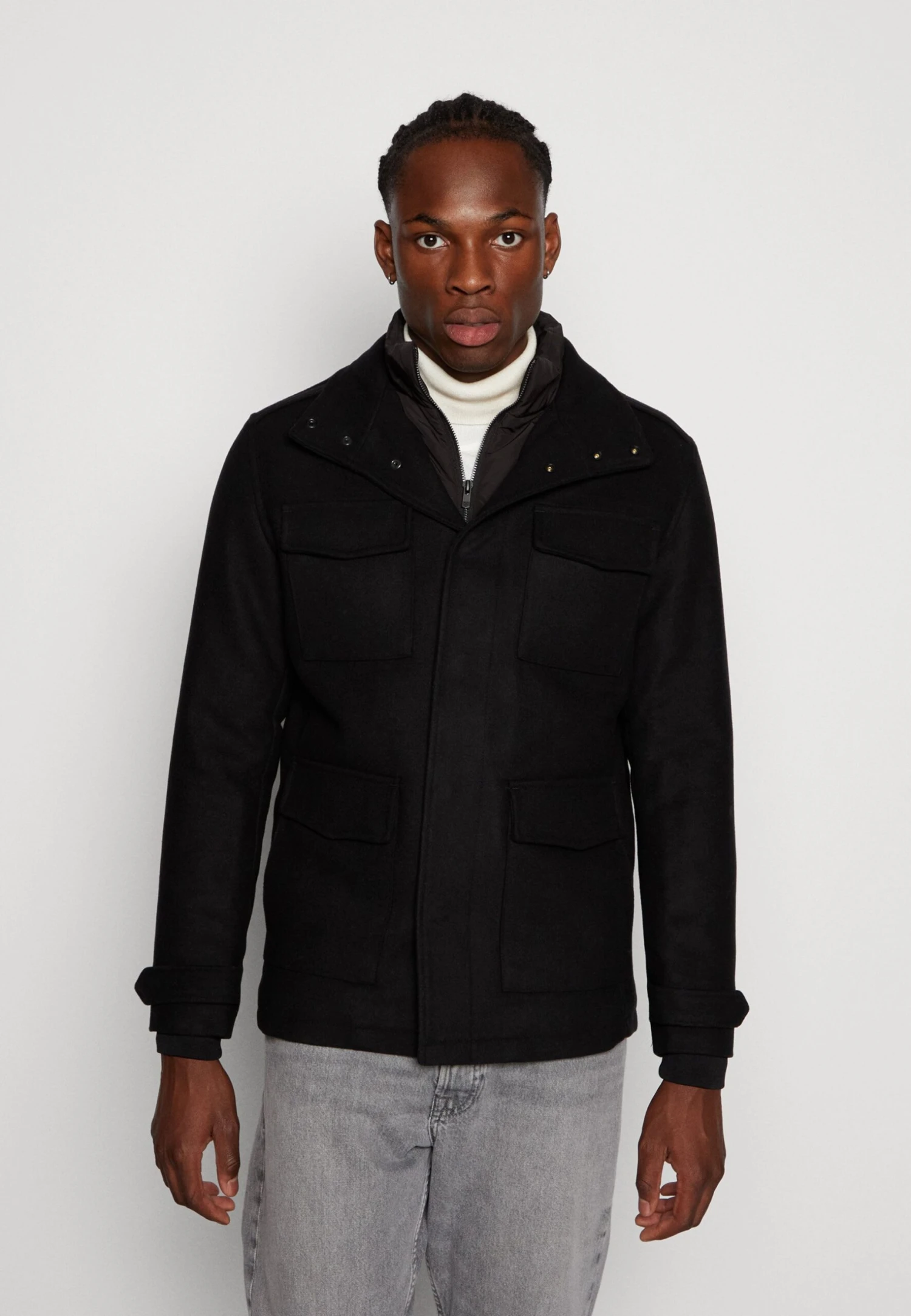 JACK&JONES Premium Jprblaparker Field Jacket - Jas - Black 1 JACK&JONES Premium Jprblaparker Field Jacket - Jas - Black