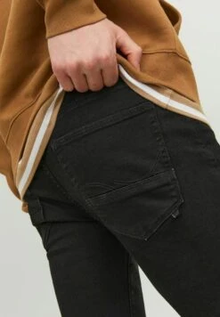Jack & Jones Glenn Fox Ge - Slim Fit Jeans - Black Denim -Jack & Jones da2cc28a418f49229f5a37653634a2a2