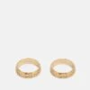 Jack & Jones Jacroy Unisex 2 Pack - Ring - Gold Colored