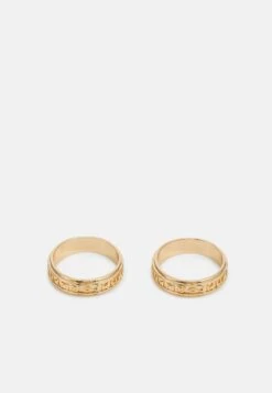 Jack & Jones Jacroy Unisex 2 Pack - Ring - Gold Colored