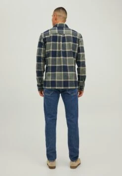 Jack & Jones Rddari Check L/S Sn - Lichte Jas - Dusty Olive -Jack & Jones db275db6987d48c4a4e45040b5be86d4