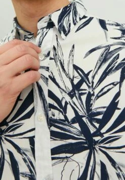 Jack & Jones Kurzarm All-Over-Print 2 Pack - Overhemd - Navy Blazer -Jack & Jones db48f57eab2b46368766bda50dd6ae75