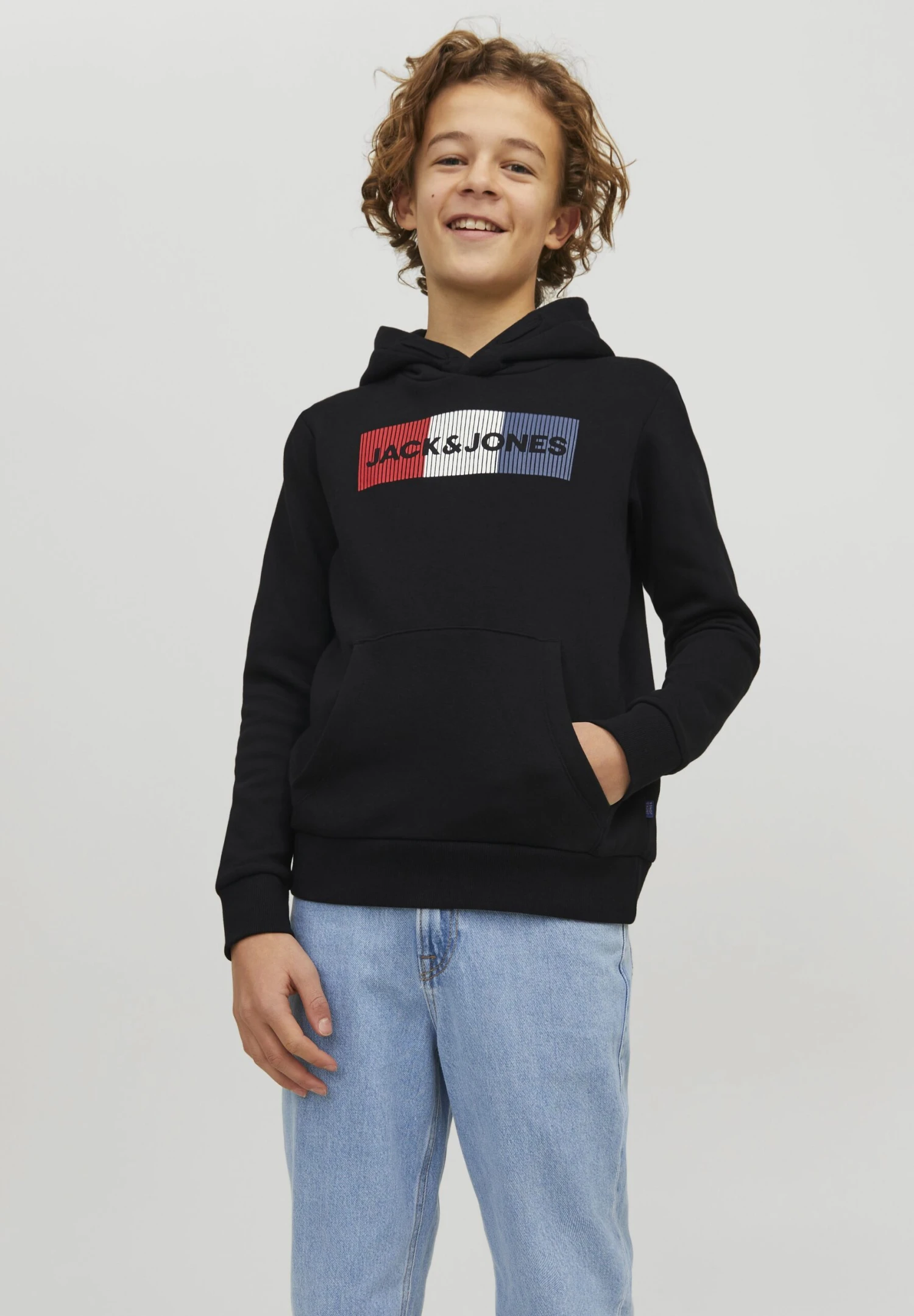 Jack & Jones Junior Jjecorp Logo Hood Jr 2 Pack - Sweater - Black 2 Jack & Jones Junior Jjecorp Logo Hood Jr 2 Pack - Sweater - Black - Afbeelding 2