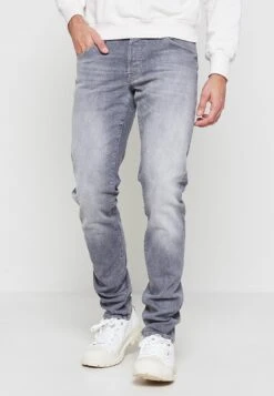 Jack & Jones Jjiwhglenn Jjicon- Straight Leg Jeans - Grey Denim