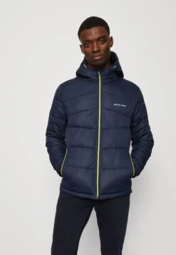 Jack & Jones Jjglobus Light Puffer - Jas - Navy Blazer -Jack & Jones dd83d583631240fe9c773dbac8679aa9