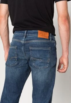 Jack & Jones Jjimike Jjwood- Straight Leg Jeans - Blue Denim -Jack & Jones df67ae72d6e344e9bc82e9be33ee02ac