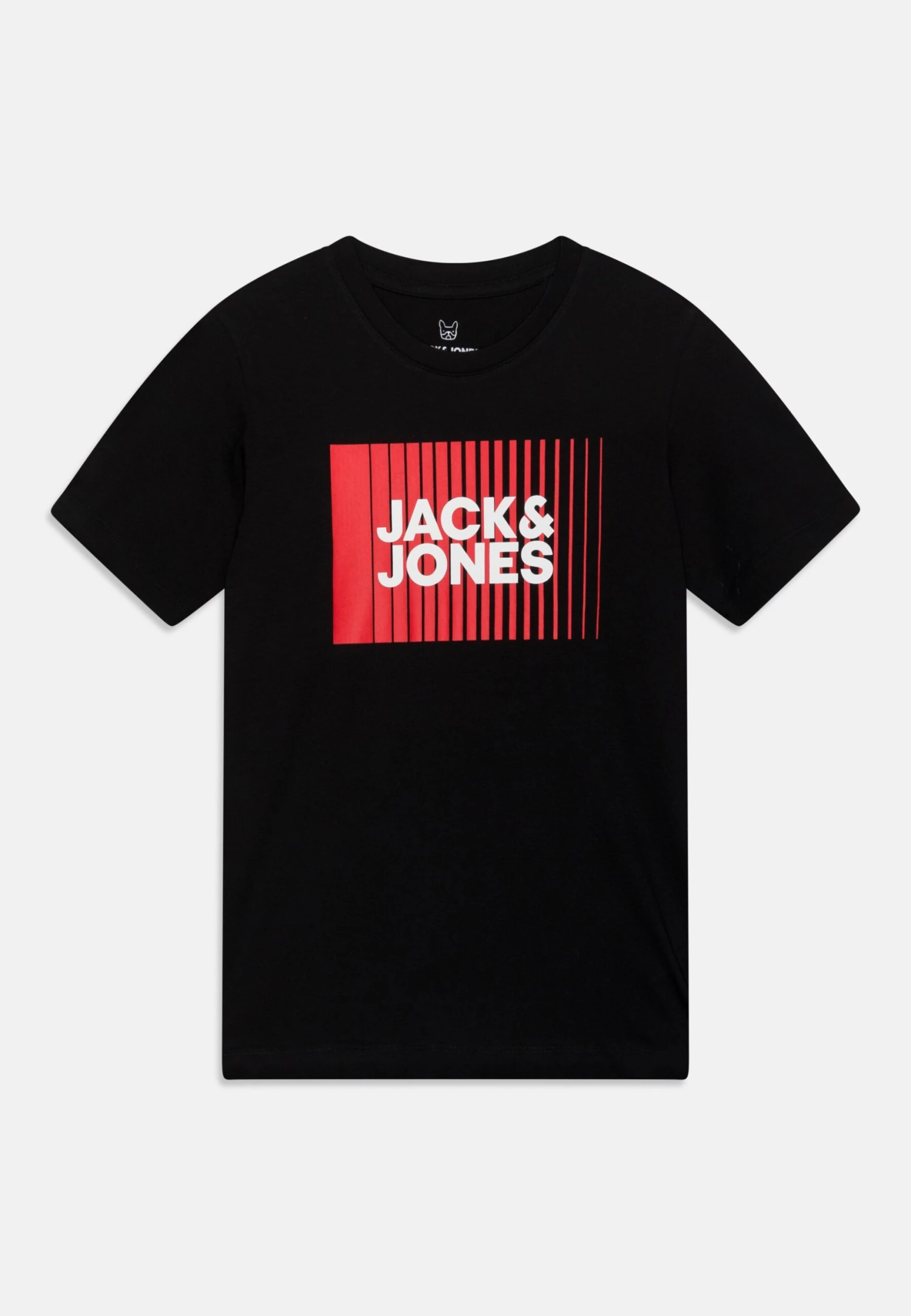Jack & Jones Junior Jjecorp Logo Tee Play Ss O-Neck Noos Jnr - T-Shirt Print - Black 1 Jack & Jones Junior Jjecorp Logo Tee Play Ss O-Neck Noos Jnr - T-Shirt Print - Black