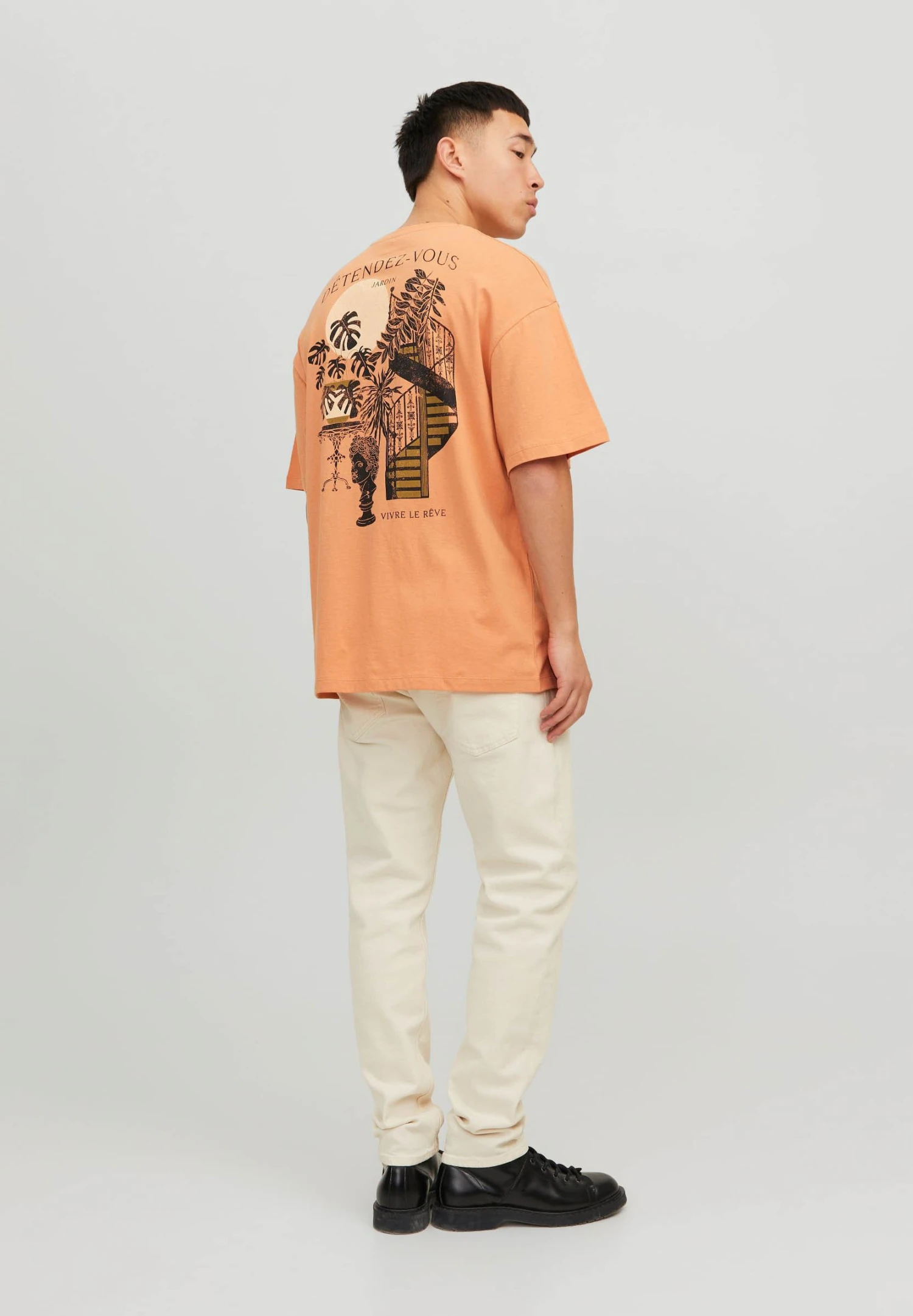 Jack & Jones Jorart Tee Crew Neck - T-Shirt Print - Copper Tan 3 Jack & Jones Jorart Tee Crew Neck - T-Shirt Print - Copper Tan - Afbeelding 3