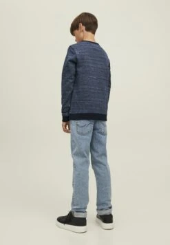 Jack & Jones Junior Jcoberg Crew Neck - Sweater - Navy Blazer -Jack & Jones e0ad15f5d72d48a5ae50960270805624
