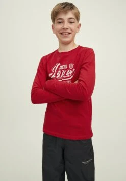 Jack & Jones Junior Jjejeans Tee O-Neck Jnr - Longsleeve - True Red 8 Jack & Jones Junior Jjejeans Tee O-Neck Jnr - Longsleeve - True Red -Jack & Jones e1271e45651c40df997776e157c29d74
